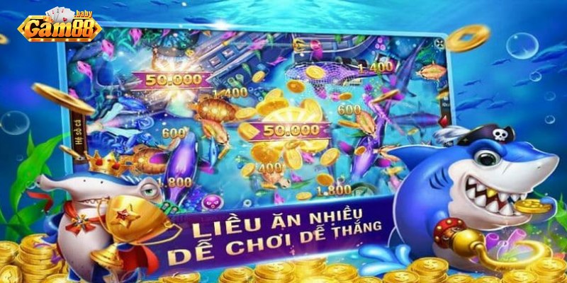 Bắn cá đổi thẻ cào tại GAM88