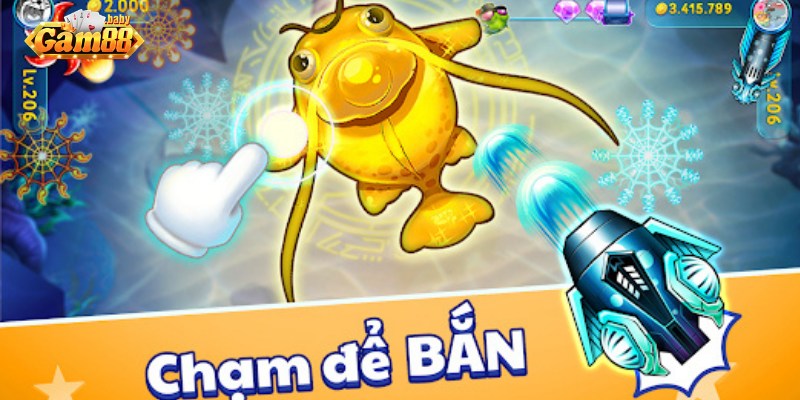 Kho vũ khí đa dạng trong game bắn cá GAM88