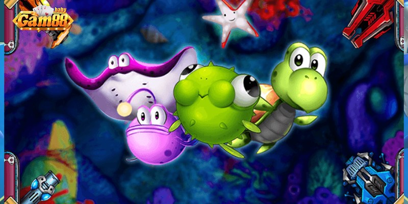 Giao diện game Bắn Cá Vàng tại GAM88
