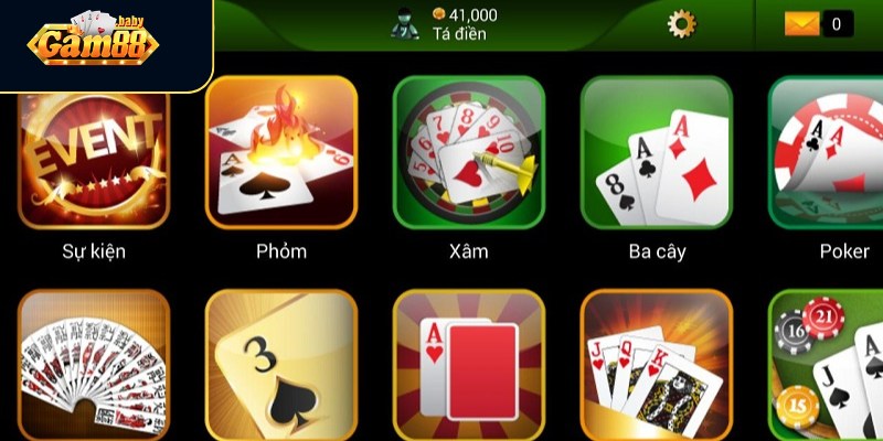 Người chơi tham gia trải nghiệm game bài trên nền tảng GAM88 với nhiều ưu đãi hấp dẫn.
