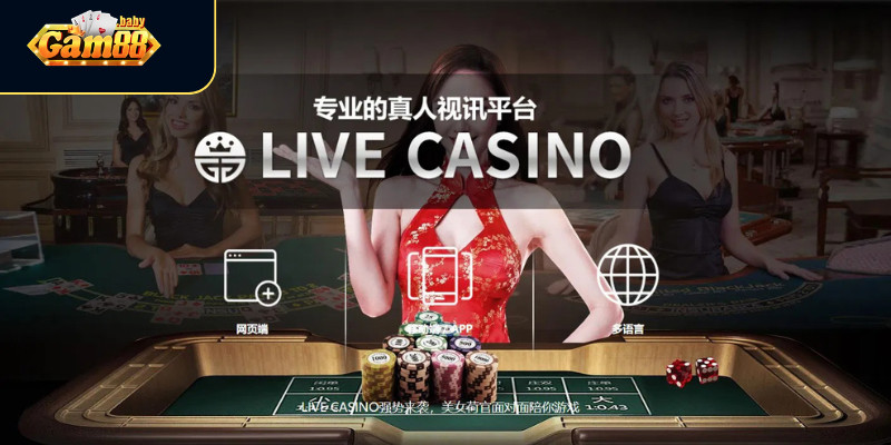 Giao diện sảnh casino trực tuyến với các trò chơi hấp dẫn
