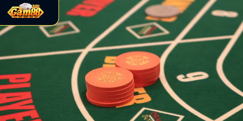 Bàn chơi baccarat trực tuyến tại GAM88 với các lựa chọn cược đa dạng